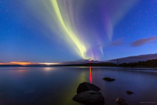 Northern lights in the sky over Murmansk region, Russia, photo 14